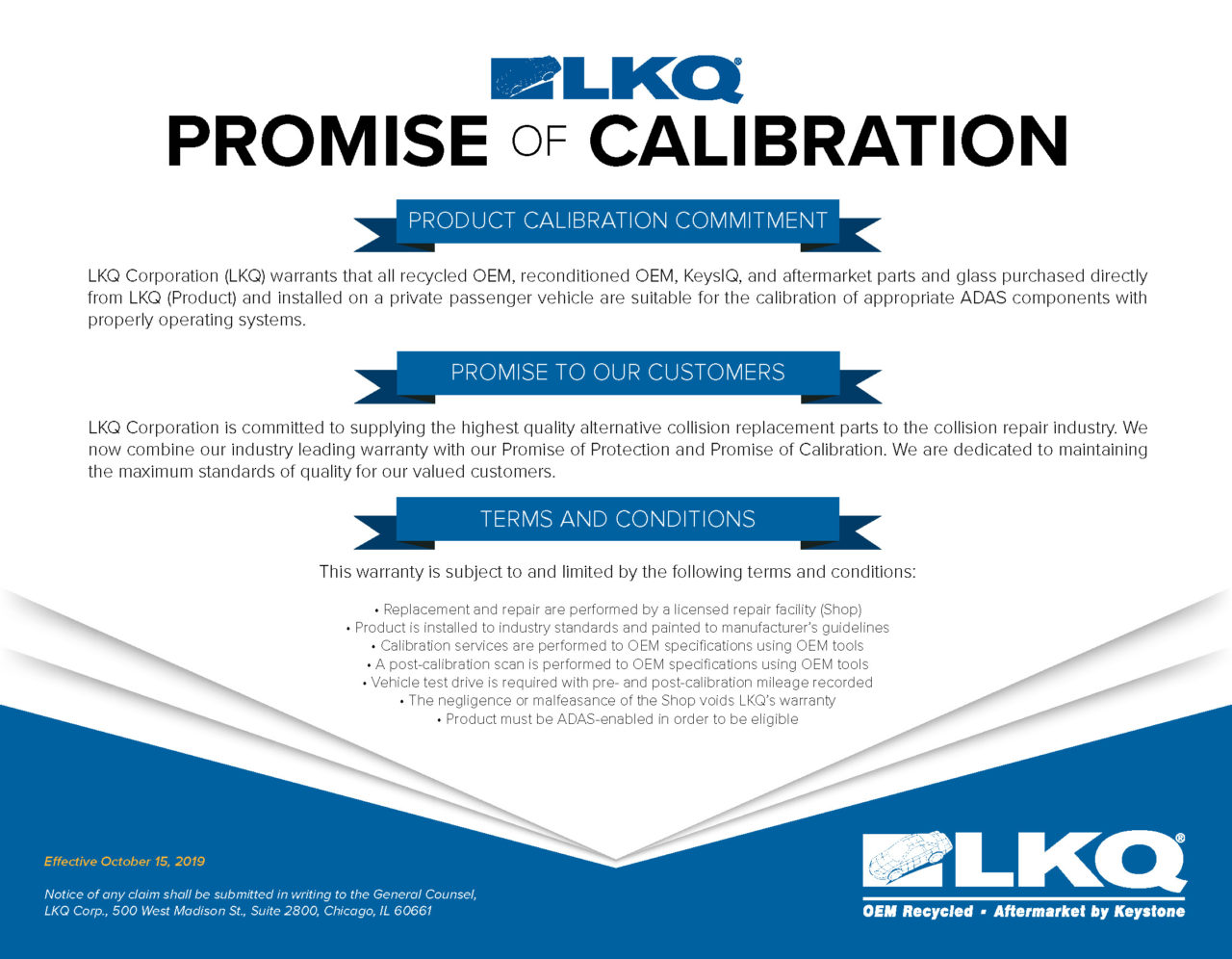 LKQ Corporation Announces its Promise of Calibration LKQ Corp